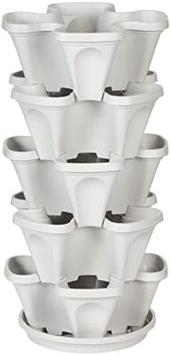 Stacky 5-Tier Vertical Planter for Herbs, Flowers & Veggies
