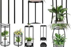 Round Plant Stands