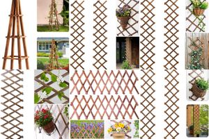 Wooden Garden Trellises