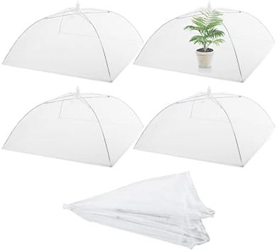 Reusable Mesh Plant Covers (4-Pack, 17x17 inch)
