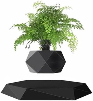 Floating Air Bonsai: Rotating Magnetic Planter for Home & Office