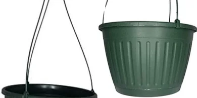Landmark Imperial Hanging Basket (Green, 10-pack)