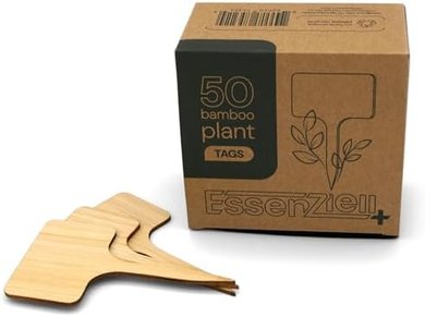 Eco-Friendly Bamboo Plant Labels: 50 Biodegradable Garden Markers