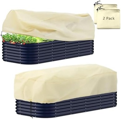 Reusable Frost Protection Plant Covers (79x39x18", 2-pack)