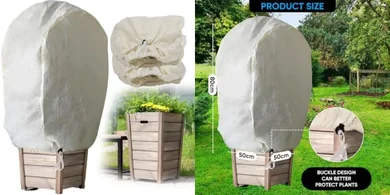 Rectangular Plant Covers: Winter Protection (2-pack, 50x50x80cm)