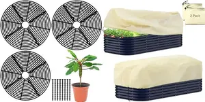 4 Stylish Plastic Planter Covers