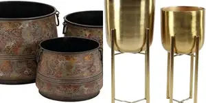 5 Stunning Metal Planters You'll Love